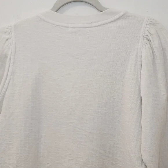 Apiece Apart 100% Organic Cotton Olimpio Sweatshirt Off White Cream Sz XS - Picture 11 of 16